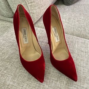 Red Velvet heels